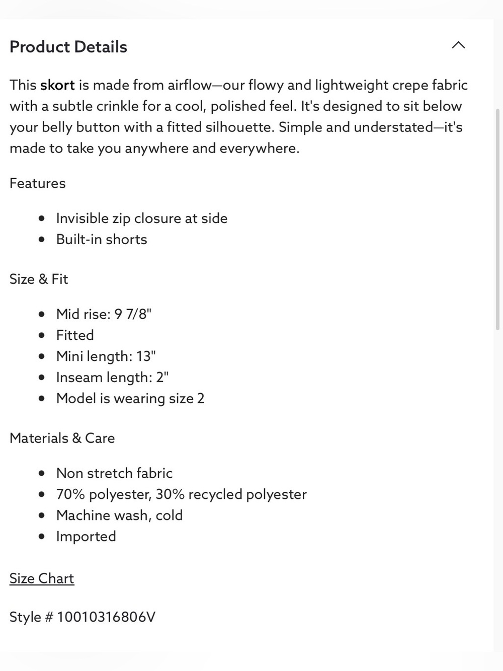 Dynamite Skort - Picture 3 of 3